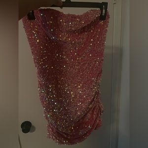 Pink Mini Dress from shein Size:Small